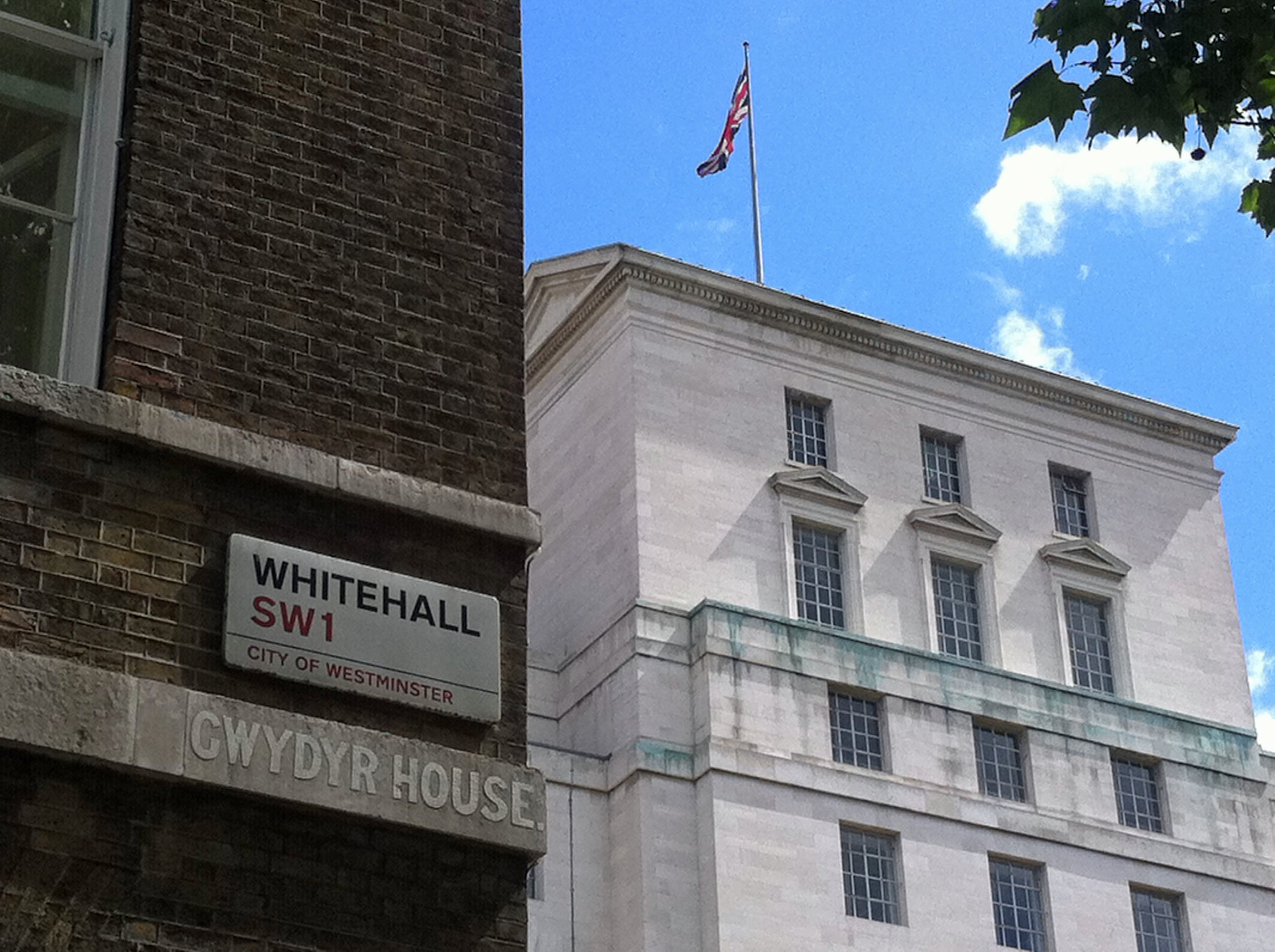 Whitehall shake-up